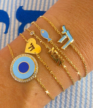 Load image into Gallery viewer, Lucky חי CHAI bracelet heart