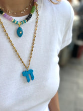 Load image into Gallery viewer, Luxury CHAI necklace turquoise stone
