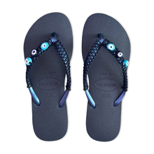 Load image into Gallery viewer, Havaianas flip flops navy 39-40