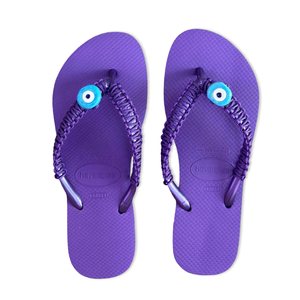 Havaianas flip flops purple 37-38