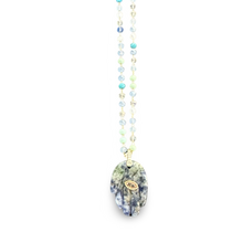 Load image into Gallery viewer, Necklace lucky hamsa blue