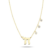 Load image into Gallery viewer, Lucky חי HAI necklace gold