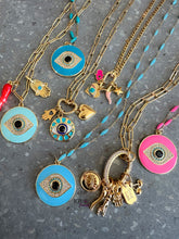 Load image into Gallery viewer, Necklace maxi lucky eye turquoise