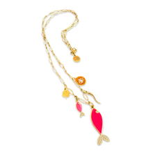 Load image into Gallery viewer, Lucky charms Necklace pink