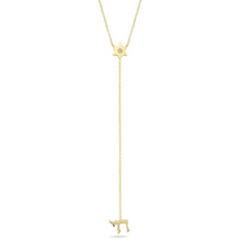 Load image into Gallery viewer, Lucky rosary necklace goldie
