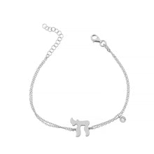 Load image into Gallery viewer, Lucky חי HAI bracelet silver