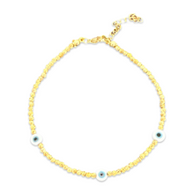 Load image into Gallery viewer, Anklet goldie lucky eye