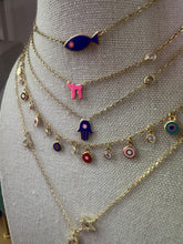 Load image into Gallery viewer, Mini lucky eyes necklace