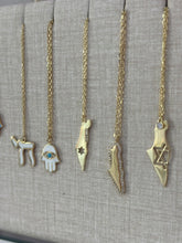 Load image into Gallery viewer, Israel map necklace