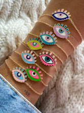Load image into Gallery viewer, Fantasy lucky eye bracelet fuxia