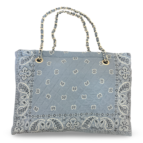 Bandana book bag baby blue