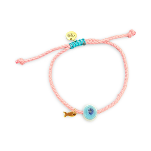 Mini Santorini eye bracelet pink