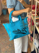 Load image into Gallery viewer, Bag TEL AVIV blue medium
