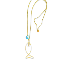 Load image into Gallery viewer, Lucky giant fish beads necklace