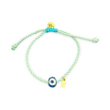 Load image into Gallery viewer, Mini Santorini eye bracelet mint