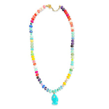 Load image into Gallery viewer, Long beads necklace with lucky fish