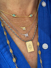 Load image into Gallery viewer, Lucky חי necklace heart silver