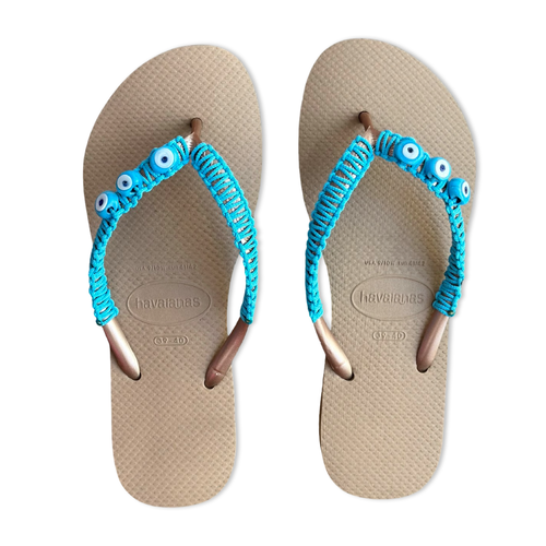 Havaianas flip flops gold 39-40