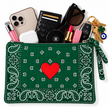 Load image into Gallery viewer, Bandana clutch green 🧿