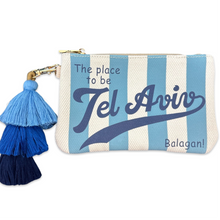 Load image into Gallery viewer, Pouch TEL AVIV blue