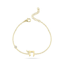 Load image into Gallery viewer, Lucky חי CHAI bracelet goldie