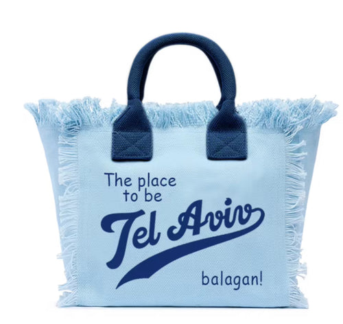Bag TEL AVIV medium baby blue