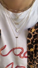 Load image into Gallery viewer, MOM אמה necklace baby blue
