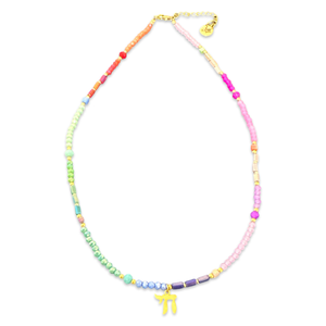 Lucky חי beads necklace rainbow mini