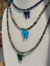 Load image into Gallery viewer, Luxury mini CHAI beads necklace turquoise