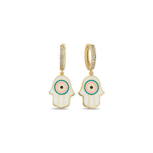 Lucky Hamsa Earring