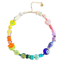 Load image into Gallery viewer, Lucky beads necklace rainbow