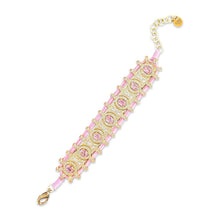 Load image into Gallery viewer, Braided bracelet luxury medium pink