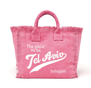 Bag TEL AVIV medium pink
