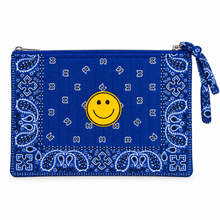 Load image into Gallery viewer, Bandana clutch dark blue 🙂