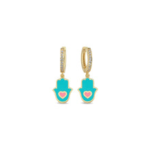 Load image into Gallery viewer, Lucky Hamsa Earring