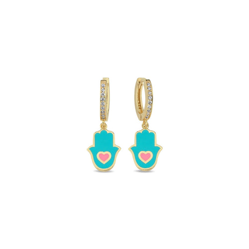 Lucky Hamsa Earring