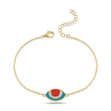 Load image into Gallery viewer, Lucky eye bracelet new