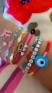 Lucky eyes bracelet color luxe