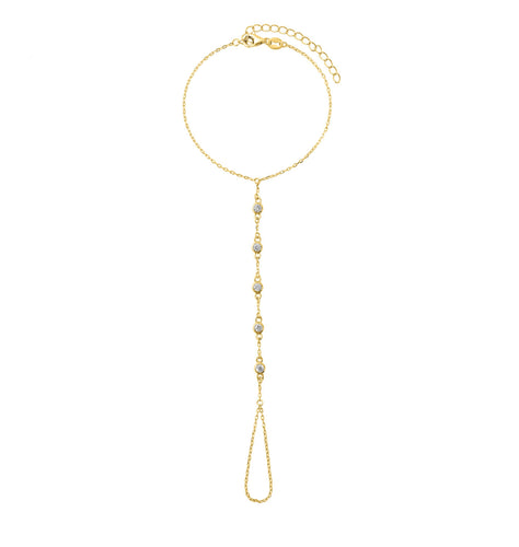 Hand chain bracelet