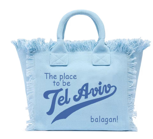 Bag TEL AVIV medium baby blue