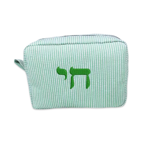 Large Pouch חי green lines