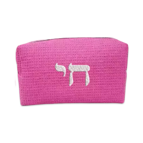 Small Pouch חי fuxia