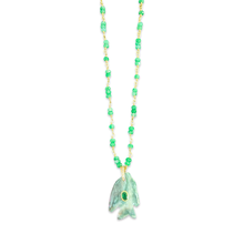 Load image into Gallery viewer, Necklace fantasy lucky fish green