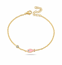 Load image into Gallery viewer, Lucky fish bracelet pink
