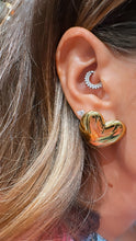 Load image into Gallery viewer, Maxi Hearts earrings gold