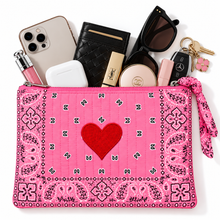 Load image into Gallery viewer, Bandana clutch pink 🧿