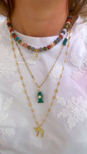 Load image into Gallery viewer, Lucky eye beads necklace brown
