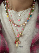 Load image into Gallery viewer, Pearls sparkle color necklace
