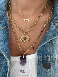 Lucky חי HAI necklace