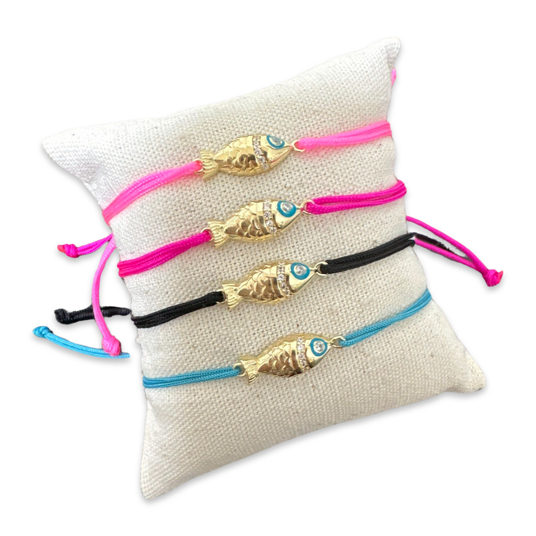 Lucky fish rope bracelet